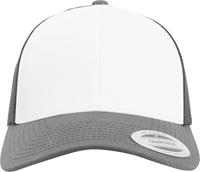 Flexfit FX6606CF Retro Trucker Colored Front - Dark Grey/White/Dark Grey - One Size - thumbnail