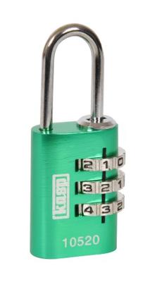 Hangslot Kasp K10520GRED Groen Cijferslot