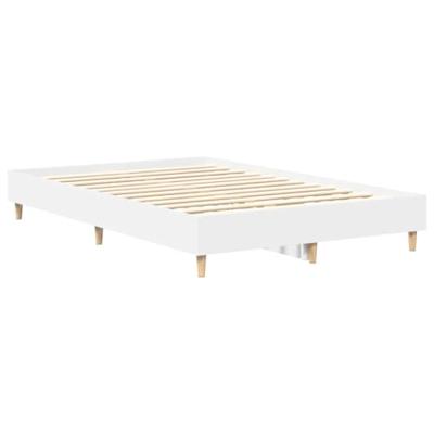 Bedframe zonder matras 120x200 cm spaanplaat wit Bedframe zonder matras 120x200 cm spaanplaat wit