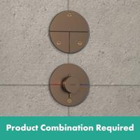 Hansgrohe ShowerSelect Comfort S thermostaat inbouw voor 1 functie en extra uitgang, Brushed Bronze - thumbnail
