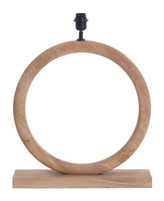 Light & Living Tafellamp 'Nubia' Mangohout, kleur Naturel (excl. kap)