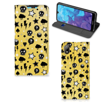 Mobiel BookCase Huawei Y5 (2019) Punk Geel - thumbnail