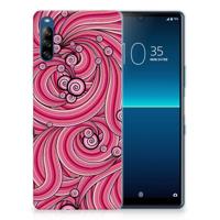 Sony Xperia L4 Hoesje maken Swirl Pink - thumbnail