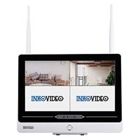 Full HD WLAN bewakingsset met geïntegreerde 30,48 cm (12 inch) monitor en 4 bewakingscamera's - thumbnail