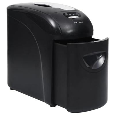 VidaXL Papierversnipperaar 10 pagina&apos;s microcut zwart