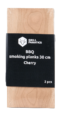 Grill Fanatics rookplankjes cherry 30 cm - 2 stuks