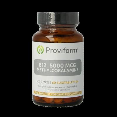 Proviform B12 5000mcg Methylcobalamine Zuigtabletten Proviform B12 5000mcg Methylcobalamine Zuigtabletten