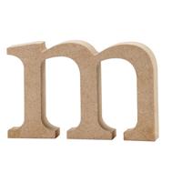 Creativ Company Letter, m, h: 8 cm, dikte 2 cm, 1 stuk - thumbnail