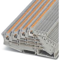 Phoenix Contact 3012310 Meeretageklem 5.2 mm Snelaansluiting Grijs 50 stuk(s)