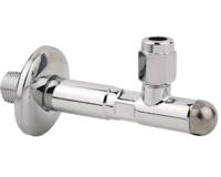 Kirchhoff CHE Haakse-kraan, 1/2"ET x 75 mm x 10 mmQ, met rozet - 986258148 - thumbnail
