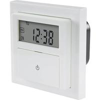 Sygonix SY-4504968 Inbouwtimer Digitaal Weekprogramma 1800 W Countdown-functie, Incl. opzetframe, START/STOP functie, Programmeerfunctie, Toevalsfunctie, - thumbnail