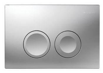 Geberit Delta-25 Drukplaat Mat-Chroom Voor De Up100 Inbouwreservoir - Delta-25 Drukplaat Mat-chroom Voor De Up100 Inbouwreservoir