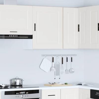 Keukenwandkast Porto bewerkt hout wit Keukenwandkast Porto bewerkt hout wit