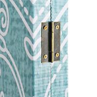 Kamerscherm inklapbaar vlinder 228x170 cm blauw - thumbnail