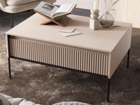 Rechthoekige salontafel TRAINING 1 deur zand - thumbnail