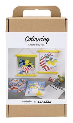 Creativ Company Hobbyset kleuren, schilderen volgens cijfers, acrylverf, 1 doos Creativ Company Hobbyset kleuren, schilderen volgens cijfers, acrylverf, 1 doos