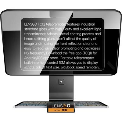 Lensgo TC12 Autocue teleprompter Lensgo TC12 Autocue teleprompter