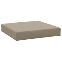 Bankkussens pallet 3 st stof taupe - thumbnail