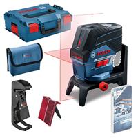 Bosch Blauw GCL 2-50 C Professional Lijnlaser + Muurhouder BM 3 Click & Go | Zonder accu&apos;s en lader in L-boxx - 0601066G08 - thumbnail
