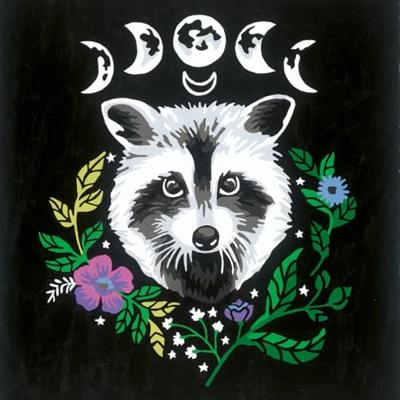 Ravensburger creart pixie cold edition raccoon - thumbnail