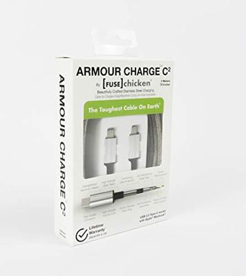 FuseChicken Armour Charge USB-C naar USB-C kabel (2m) - Multi Color FuseChicken Armour Charge USB-C naar USB-C kabel (2m) - Multi Color