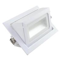 LED Downlight - Inbouw Rechthoek 40W - Aanpasbare Kleur CCT - Mat Wit Aluminium - Kantelbaar 230x140mm - OSRAM LEDs - thumbnail