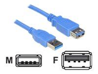 DeLOCK USB 3.0A male naar USB 3.0A female verlengkabel