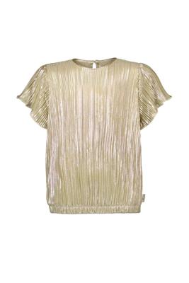 B.Nosy zomer top meisjes - goud - metallic, plissee - Brynn