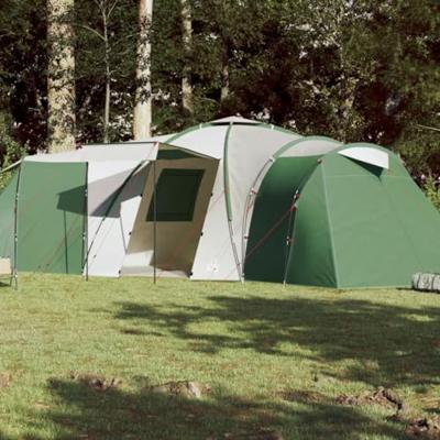 VidaXL Koepeltent 12-persoons waterdicht groen