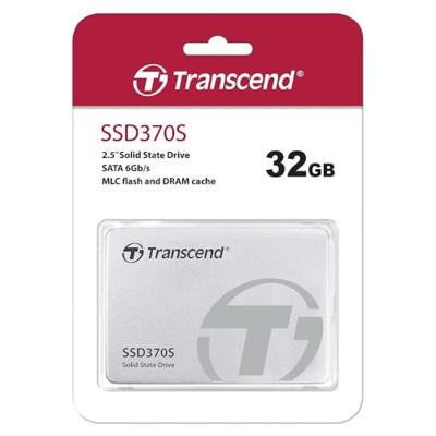 Transcend SSD370S 32 GB SSD harde schijf (2.5 inch) SATA 6 Gb/s Retail TS32GSSD370S Transcend SSD370S 32 GB SSD harde schijf (2.5 inch) SATA 6 Gb/s Retail TS32GSSD370S