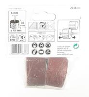 Wolfcraft 2038000 Schuurhuls Korrelgrootte (num) 80, 150 (Ø x h) 45 mm x 30 mm 1 stuk(s) - thumbnail