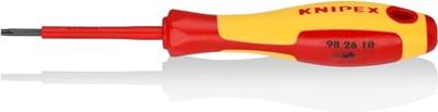 Knipex 98 26 10 TX-schroevendraaier VDE Grootte T 10 Koplengte: 60 mm DIN EN 60900 1 stuk(s)