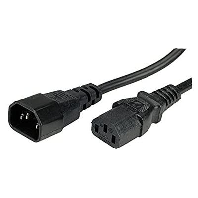 Value 19.99.1515 Stroom Aansluitkabel Zwart 1.80 m