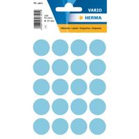 Etiket herma 1873 rond 19mm blauw 100st - thumbnail