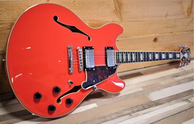 D&apos;angelico Premier DC Fiesta Red
