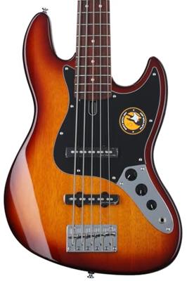 Sire Marcus Miller V3P 5-String Tobacco Sunburst 5-snarige elektrische basgitaar