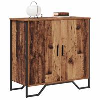 Dressoir met plank met opslag met de deur Bruin 78 x 35,5 x 74,5 cm Bewerkt hout - thumbnail