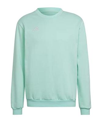 adidas Entrada 22 Crew Sweater Turquoise Wit adidas Entrada 22 Crew Sweater Turquoise Wit