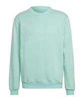 adidas Entrada 22 Crew Sweater Turquoise Wit - thumbnail