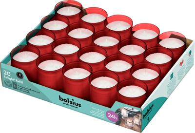 Bolsius - Relight rood kaarsen - Navulling 20 stuks