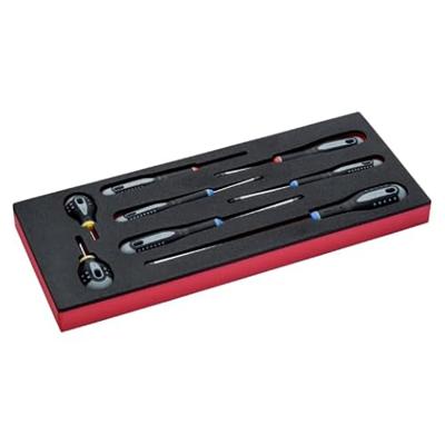 Bahco Foaminlay Fit&Go 1/3 met schroevendraaiers | ERGO | gleuf | Phillips en Pozidriv - 8-delig - FF1E1004