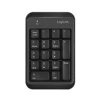LogiLink ID0201 Numeriek toetsenbord Bluetooth Ergonomisch Zwart - thumbnail