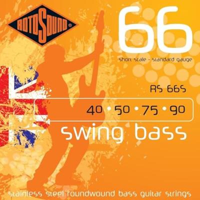 Rotosound 66S Swing Bass 66 basgitaarsnaren 40 - 90 short scale