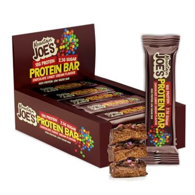 Mountain Joe's Protein Bar Choco Candy Cream (12 x 55 g)