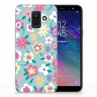 Samsung Galaxy A6 (2018) | TPU Case | Flower Power
