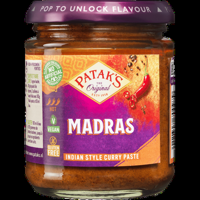Patak&apos;s Original Madras Indiase Kruidenpasta 165g bij Jumbo - thumbnail