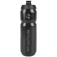 M-Wave Bidon 750ml met indicator zwart - thumbnail