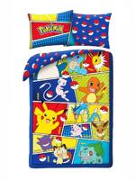 Pokemon Dekbedovertrek screams 140 x 200 cm - 90 x 70 cm - Katoen - thumbnail