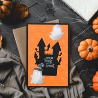 Vaessen Creative • snijmallen spookhuis 7x9,5cm - thumbnail