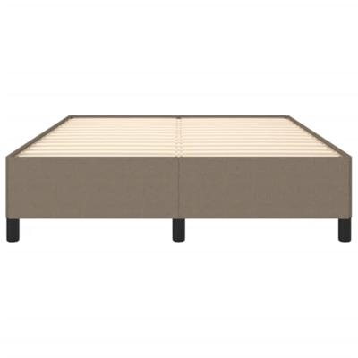 Bedframe stof taupe 140x200 cm